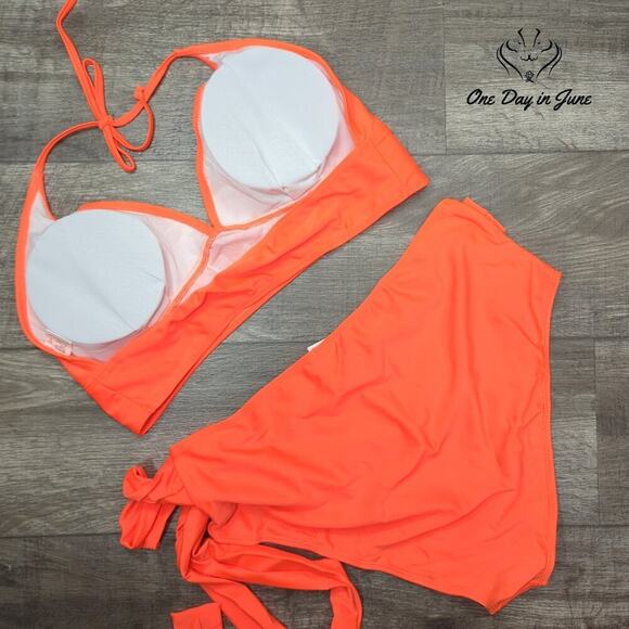 Pink Queen Plus Size Waist Wrap Bikini Swimsuit Size 3XL - Picture 3 of 3